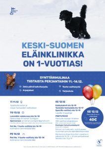 Keski-Suomen eläinklinikka 1 vuotta! - Keski-Suomen eläinklinikka